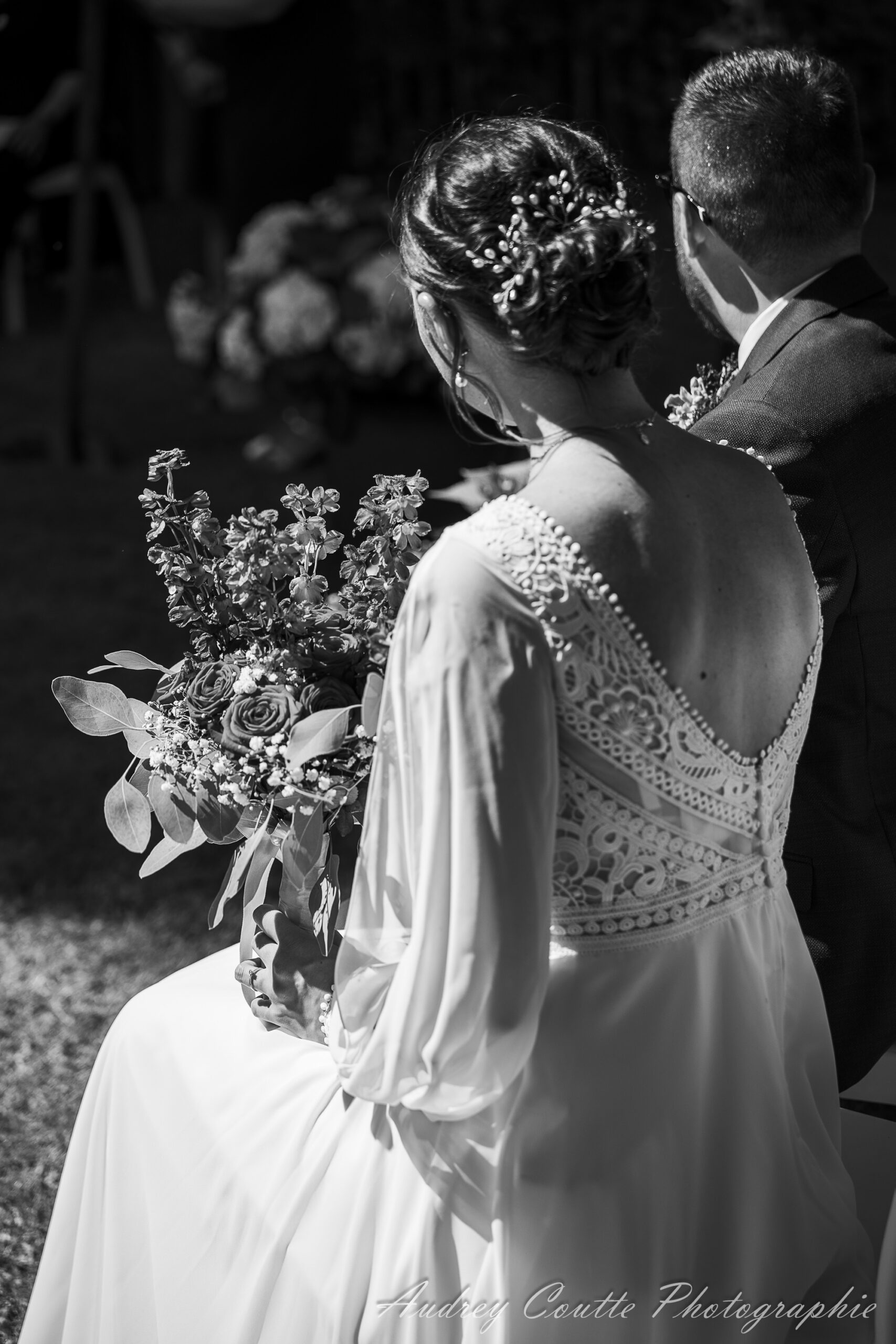 Mariage Manon & Lewis au Chateau de Morbecque, mariés à la cérémonie laique