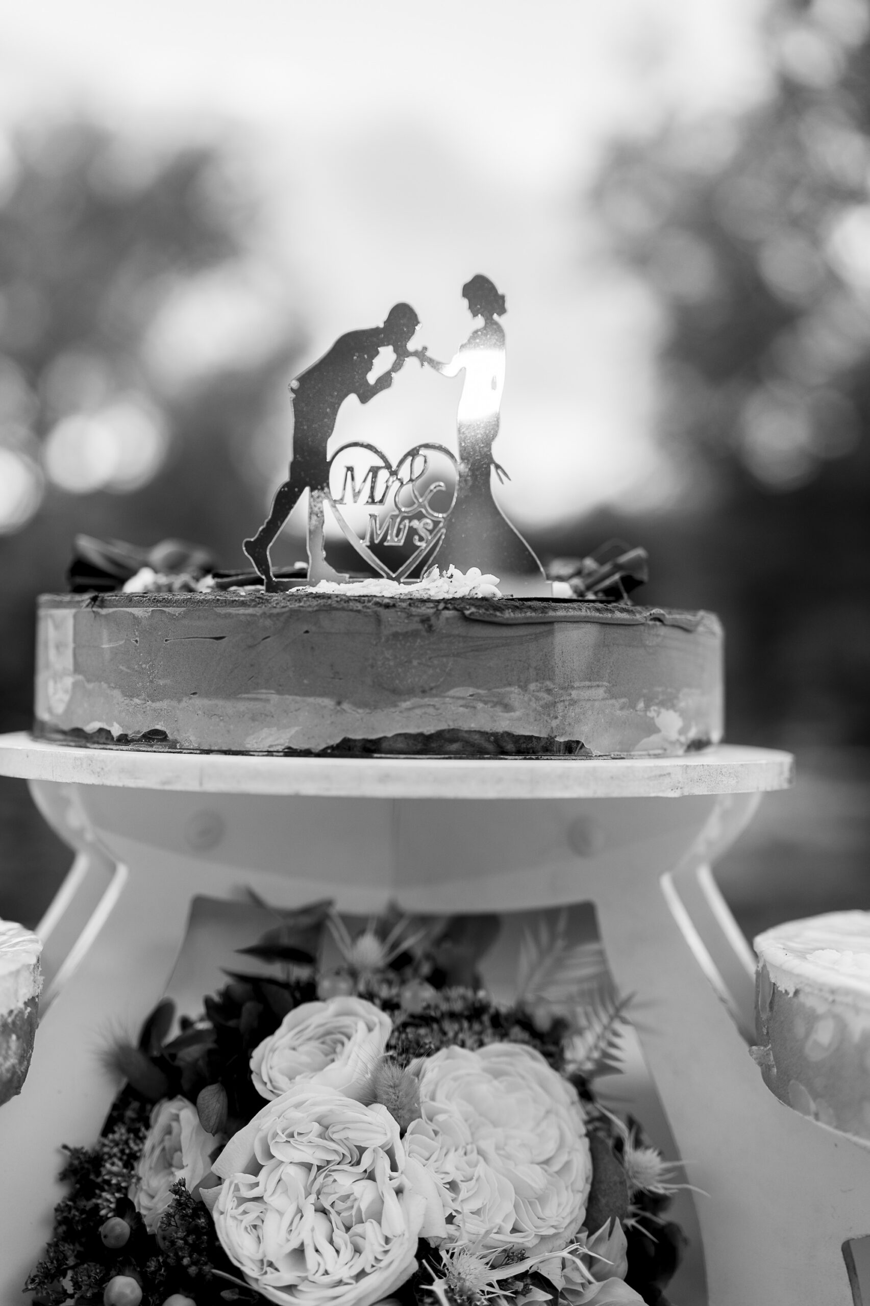 le gateau avec le symbole mister et miss